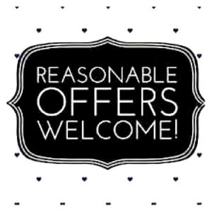 Reasonable Offers Accepted. Bundle and Save 😊